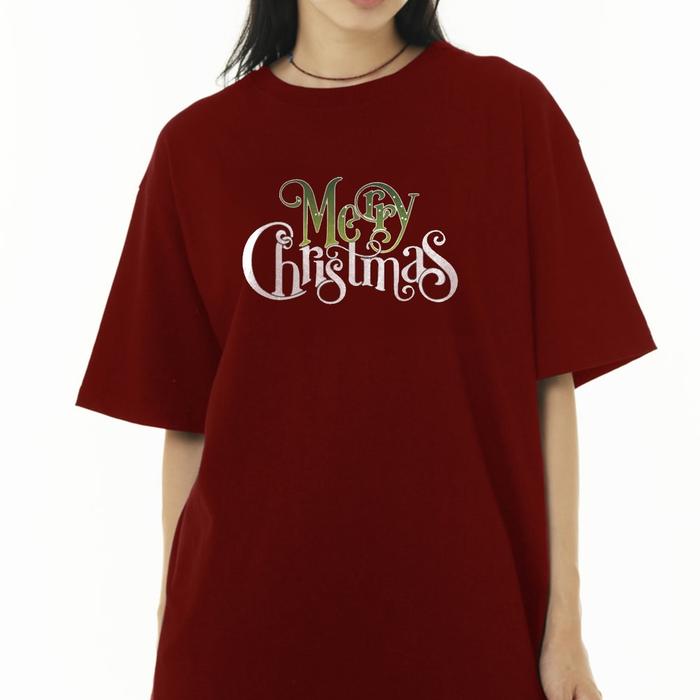 Gambar BY.YONIBOY - Kaos Natal Baju Atasan Wanita Pria Christmas Natal Merah Maroon - 1, M dari rcstudios undefined Tokopedia