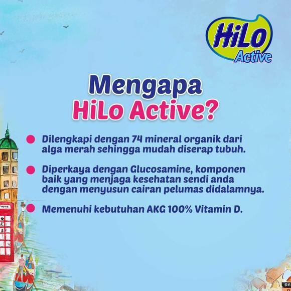 Gambar Hilo Active Chocolate 750Gr X 2 Pcs - Susu Tinggi Kalsium Terlaris dari Kim Jhono undefined Tokopedia