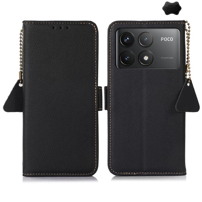 Gambar Leather Case Xiaomi POCO F6 Pro/ F6 Side-Magnetic TJ Genuine - 1, Poco F6 pro dari 168 Case Impor undefined Tokopedia
