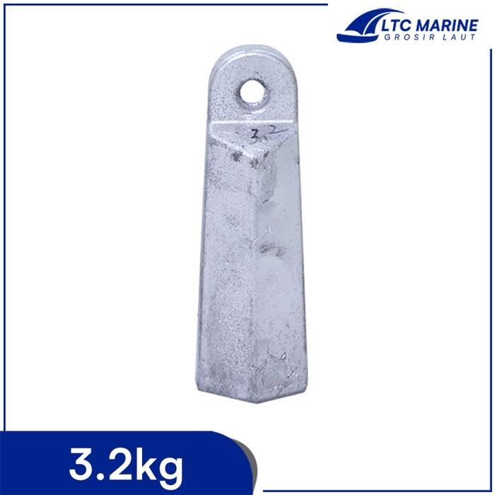 Gambar IMPA 370301/02 Pengukuran Kedalaman Deep Sea Lead Weight Sounding Lead - 3.2kg dari LTC Marine Grosir Laut undefined Tokopedia