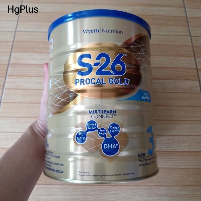 Gambar S-26 PROCAL GOLD Tahap 3 Vanilla Susu Pertumbuhan Anak Usia 1-3 Tahun 1.600 gr Exp 2026 dari HgPlus undefined Tokopedia