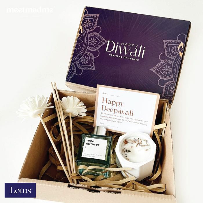 Gambar Hampers Diwali Deepavali Dipawali Festival of Lights Gift - Lotus dari Doutzen by Meetmadme undefined Tokopedia