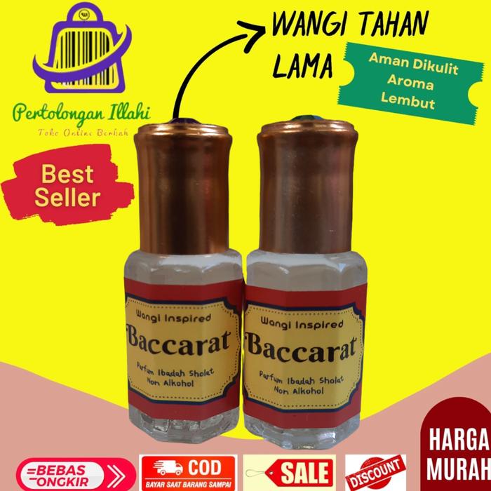 Gambar parfum bakarat baccarat arabia buat badan baju cocok untuk ibadah sholat dan oleh oleh haji umroh aroma wangi tahan lama botol oles 6ml minyak wangi tanpa alkohol dari Waliphone undefined Tokopedia
