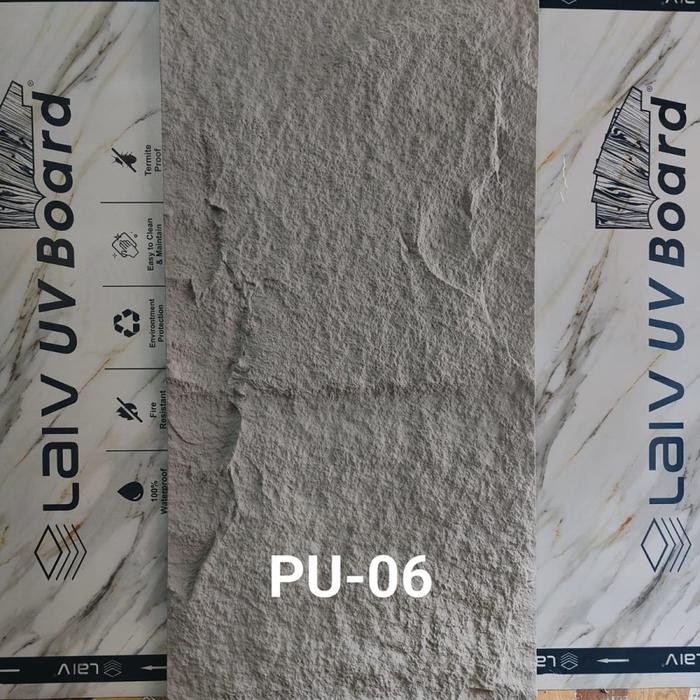 Gambar PU Stone Rock Panel Dinding motif batu alam ukuran 60cm x 1.2m x 3cm - PU-06 dari houseofdecor7 undefined Tokopedia