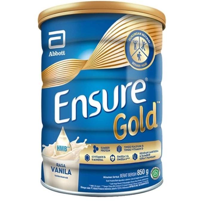Gambar Gk_ ensure gold vanilla 850gr - susu - lansia - orang tua - lanjut usia dari kasturi505 undefined Tokopedia
