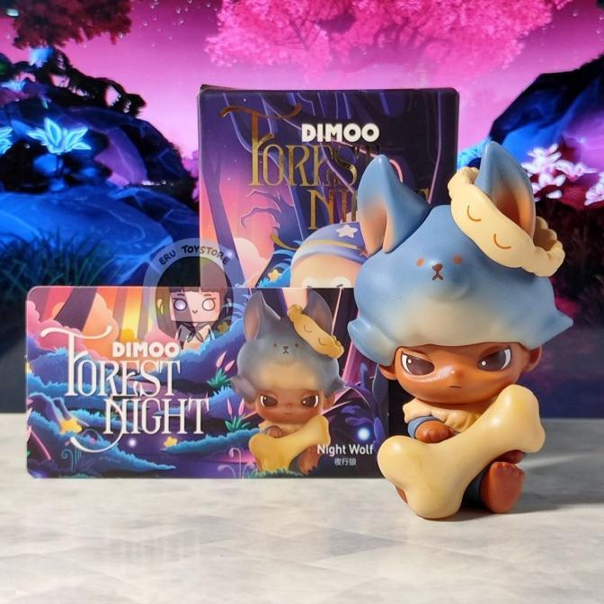 Gambar Pop Mart Figure Dimoo Forest Night Series - Night Wolf dari chiko toy undefined Tokopedia