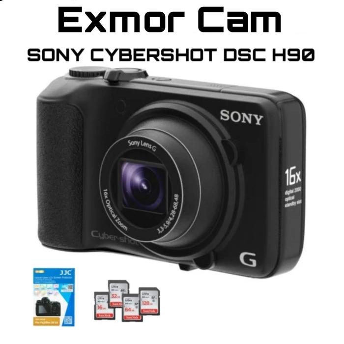 Gambar SONY CYBERSHOT DSC H90 DIGITAL CAMERA - Standart Box dari Exmor-Cam undefined Tokopedia