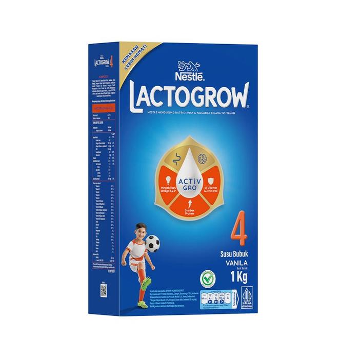 Gambar LACTOGROW 4 Vanilla Susu Anak 3-5 Tahun Box 1Kg dari Dibilangin SHOP undefined Tokopedia