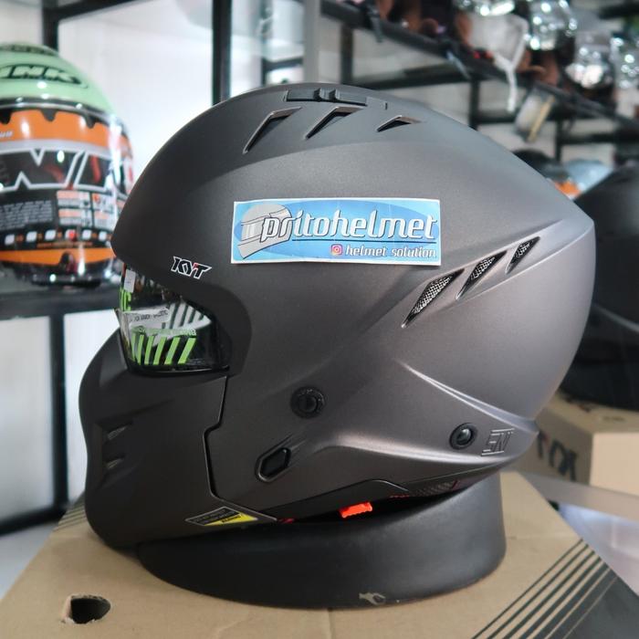 Gambar KYT Balistic All Varian  Modular - Gun Metal, M dari Prito Helmet undefined Tokopedia