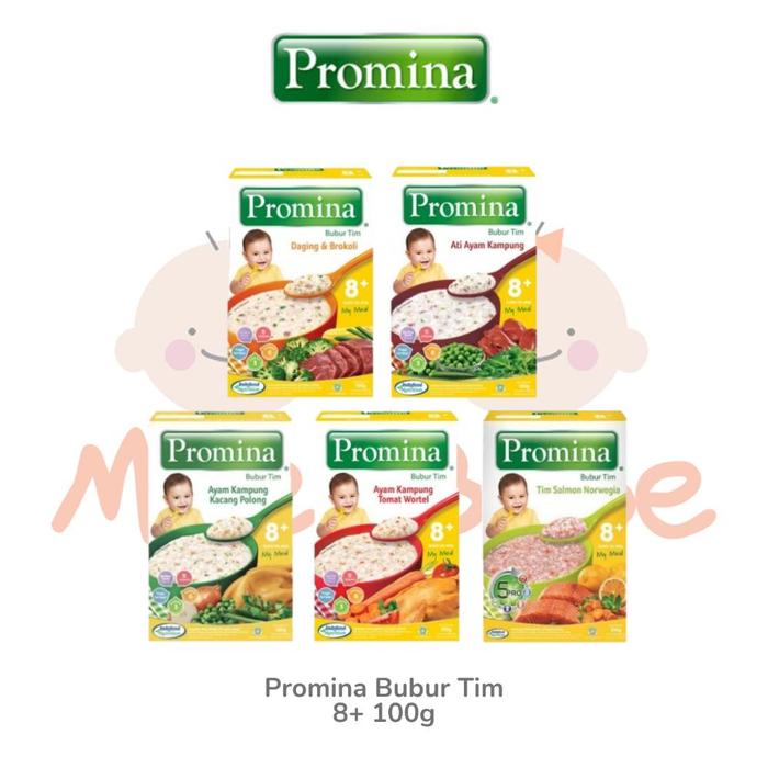 Gambar Promo Akhir Pekan! Promina Bubur Tim Bubur Mpasi Anak Bayi 8M+ 100G #A-094 dari Toko Richard Turner undefined Tokopedia