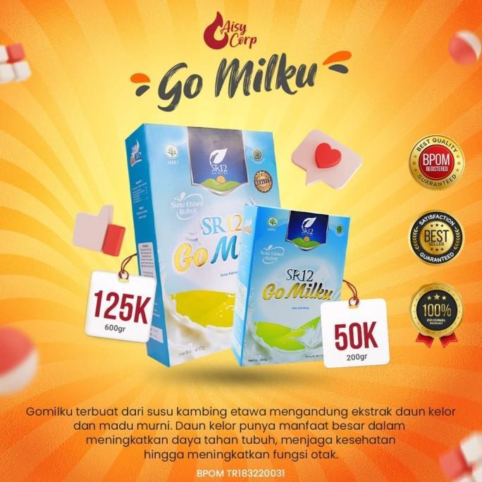 Gambar GoMilku Susu Kambing Etawa Bubuk SR12 Go Milku SR 12 Herbal BPOM - original, 200 gram dari Toko Alyn undefined Tokopedia