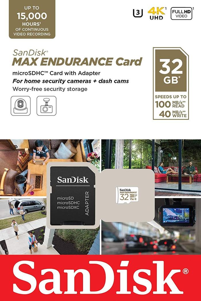 Gambar Sandisk Max Endurence MicroSD 100MB/s 32GB/64GB/128GB/256GB Garansi Resmi - 32GB dari Multifungsi Online undefined Tokopedia