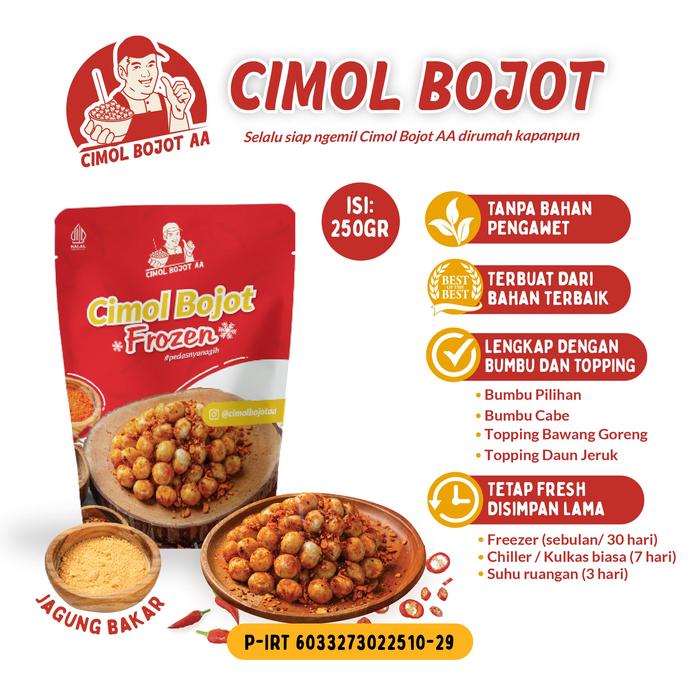 Gambar Cemilan Cimol Bojot / Cimol  Bojot AA Frozen Food SnackRia - Jagung Bakar dari SnackRia undefined Tokopedia