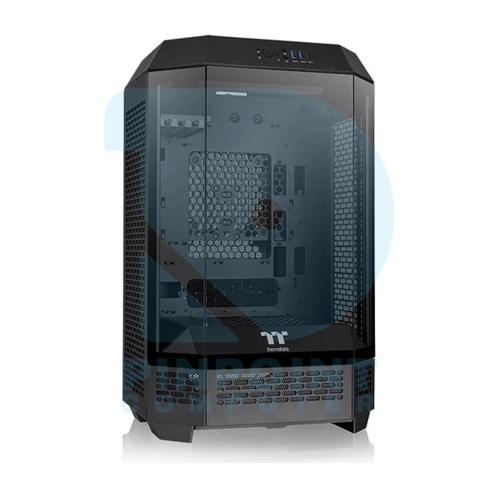 Gambar Thermaltake The Tower 300 Micro Tower Chassis - Black, Bubblewrap dari Pinpoint Computer undefined Tokopedia