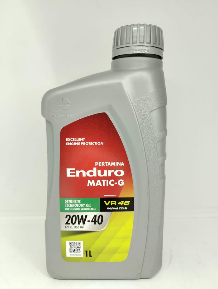 Gambar Pertamina Enduro Matic Series Varian isi 1 Liter (Dijamin Asli) - Matic G 1 Liter, Paket Oli+Gear dari Makmur Jaya Motor Pasar Minggu undefined Tokopedia