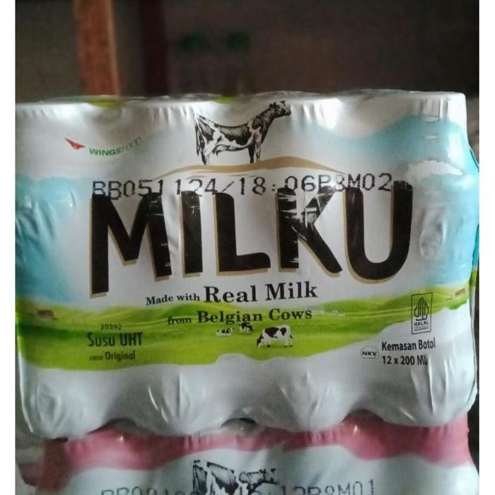Gambar READY STOCK MiLku Susu UHT Rasa Original 1 Pack isi 12 Botol dari Deron_Shop undefined Tokopedia