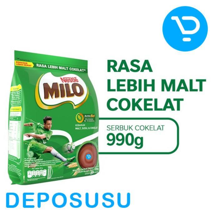 Gambar NESTLE MILO Activ-Go Minuman Susu Coklat Pouch 3 in 1 Malt Susu Coklat - 18x34gr 3in1 dari adepolshop undefined Tokopedia