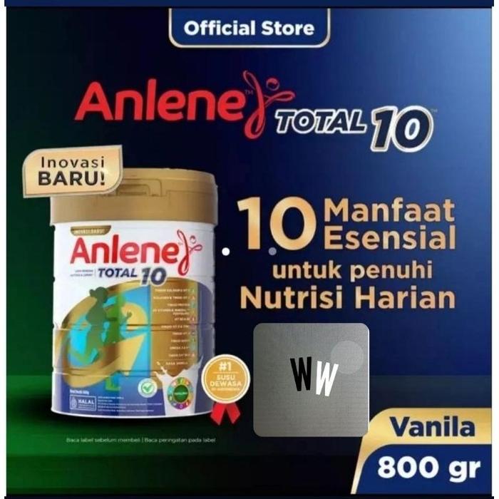 Gambar Ready!! Anlene Total 10 Susu Bubuk Dewasa 400/ 800gr exp 2025 dari fyou_shop undefined Tokopedia