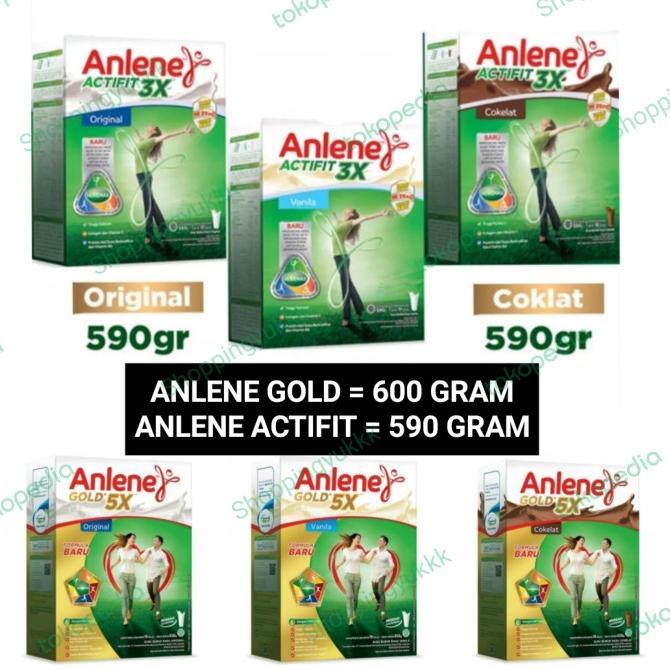 Gambar Anlene Gold Plus Coklat / Vanilla 650gr / Susu Anlene 650 gr - Actifit Vanilla dari adepolshop undefined 2 Tokopedia