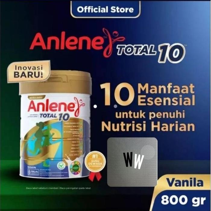 Gambar READY STOCK Anlene Total 10 Susu Bubuk Dewasa 400/ 800gr exp 2025 dari hartyukp undefined Tokopedia