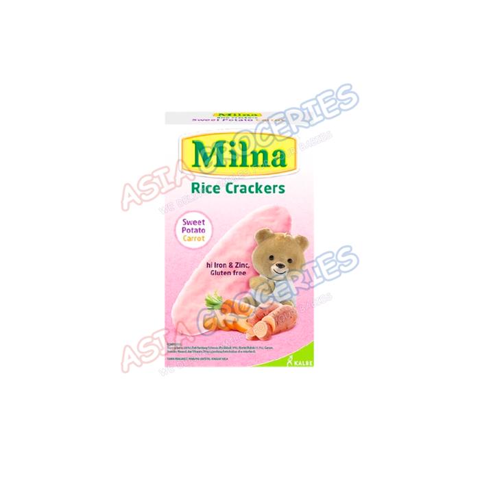 Gambar MILNA RICE CRACKERS MAKANAN BAYI CAMILAN BAYI SNACK ANAK 20 G APPLE - BANANA BERRIES dari Asia Grocery undefined 5 Tokopedia