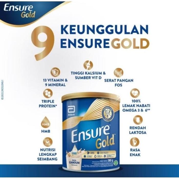 Gambar READY STOCK Ensure Gold Gandum 380gram dari hartyukp undefined Tokopedia