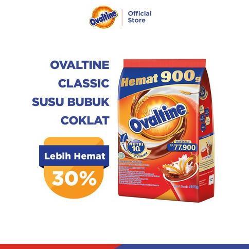 Gambar Ovaltine Classic 900gram/Ovaltine Clasic Coklat 900gr/Ovaltine Cokelat - Oval 3in1 900gr dari adepolshop undefined Tokopedia