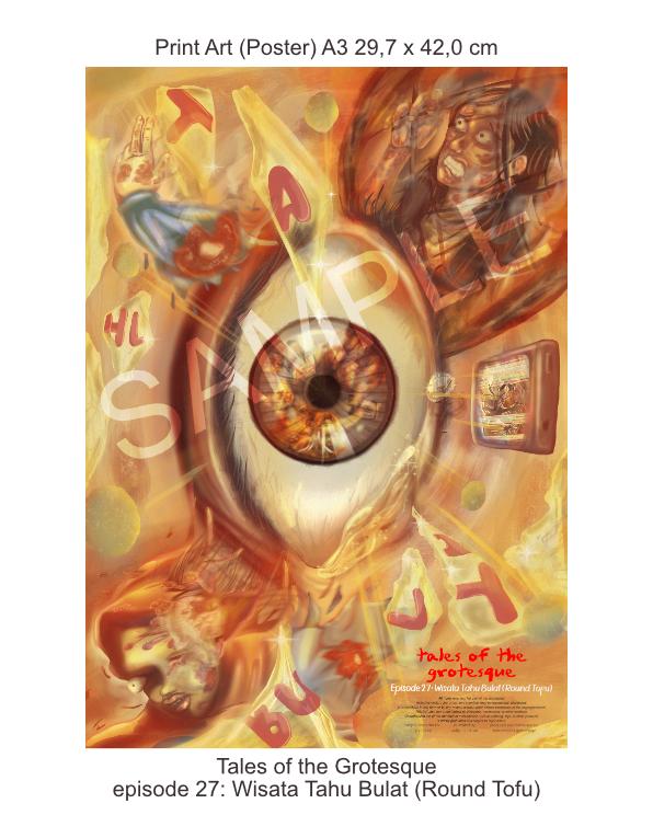 Gambar Print Art (Poster) Merchandise Tales of the Grotesque! - Tahu Bulat dari Garis Mimpi Store undefined Tokopedia