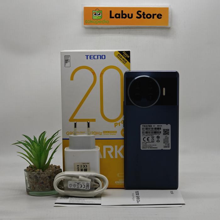 Gambar Tecno Spark 20 Pro plus Nfc 8+5/256 GB Garansi Resmi Indonesia Second - Lunar Frost dari Store Labu undefined Tokopedia