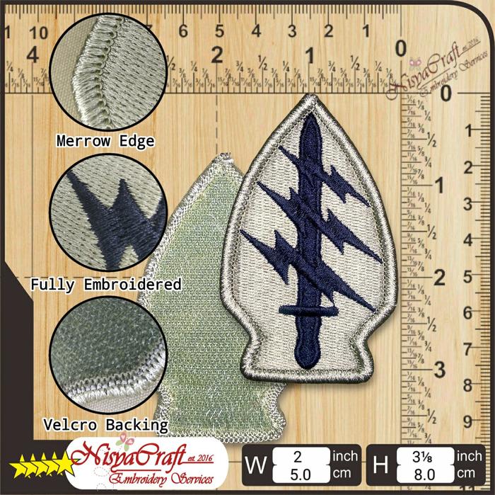 Gambar NCEP0101-0191- US ARMY SPECIAL FORCES Military Shoulder Patch Bordir - 02-OCP (Velcro) dari NisyaCraft undefined Tokopedia