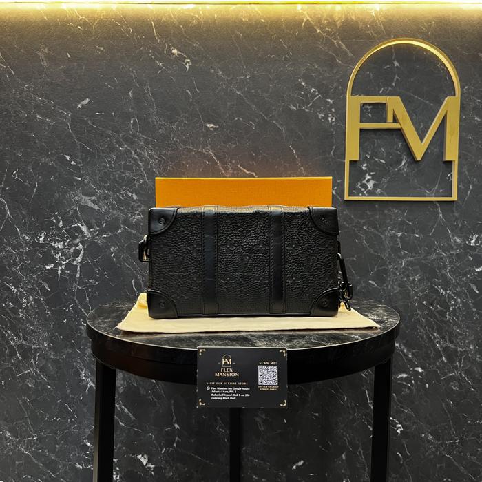 Jual Louis Vuitt*n Soft Trunk Wallet Taurillon, GARANSI 100