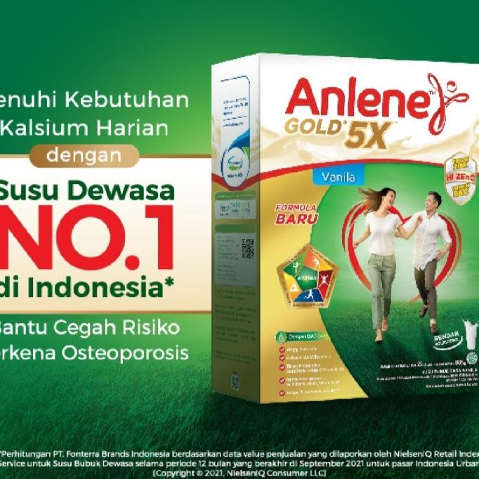 Gambar Anlene Gold 5x Rasa Vanila/Cokelat/Original Ukuran 885gr susu lansia - original, 885gram dari adepolshop undefined Tokopedia