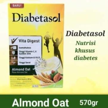 Gambar DIABETASOL 570gram / 600gram - Almond Oat dari adepolshop undefined Tokopedia