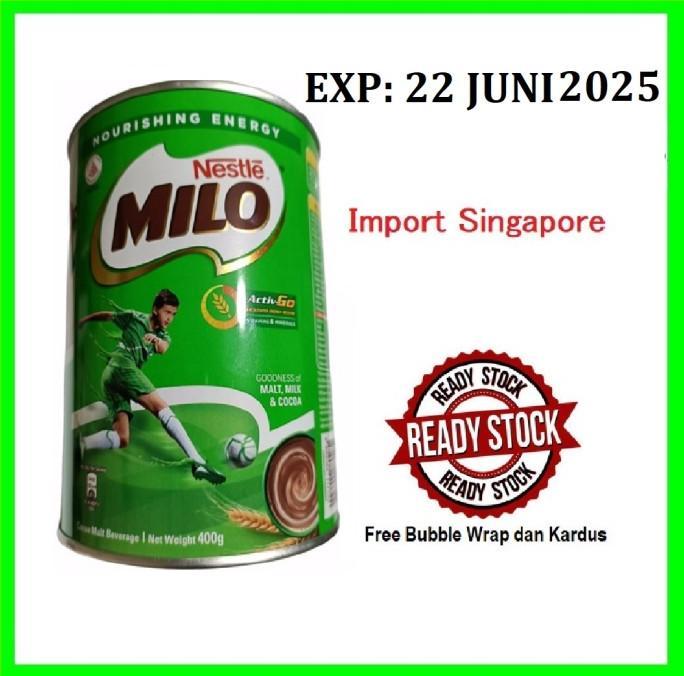 Gambar Milo Singapore 400 gram Singapura 400gr bukan Milo Malaysia 400gram - BAGUS dari adepolshop undefined Tokopedia