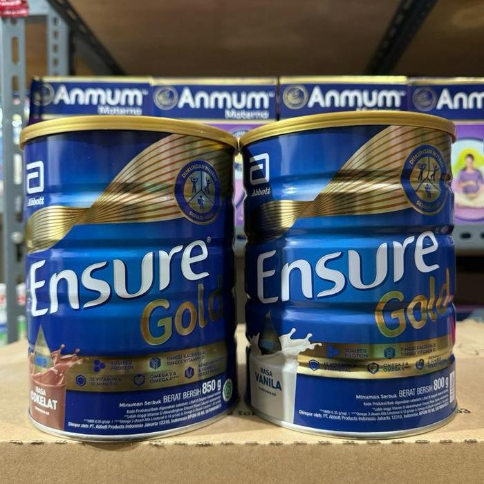 Gambar READY STOCK Ensure Gold Vanila Dan Coklat 850gr / 800gr TERMURAH dari hartyukp undefined Tokopedia