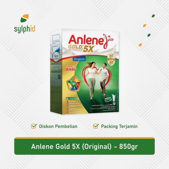 Gambar Anlene Gold 5x Original 850gr / Susu Bubuk Dewasa / Tulang Sendi Otot - 3 pcs dari adepolshop undefined 5 Tokopedia