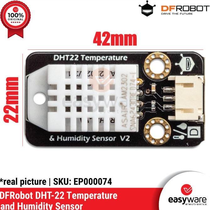 Gambar Dfrobot Dht-22 Dht22 Temperature & Humidity Sensor - New dari Brody Lighting undefined Tokopedia