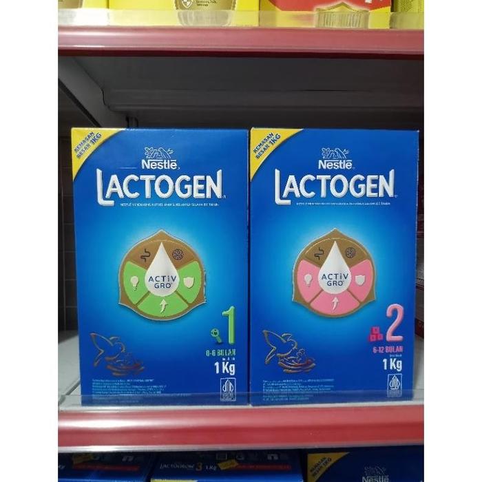 Gambar READY STOCK Susu Lactogen susu bayi usia 0-6/6-12 bulan 1000gr dari jikoretyasar undefined Tokopedia