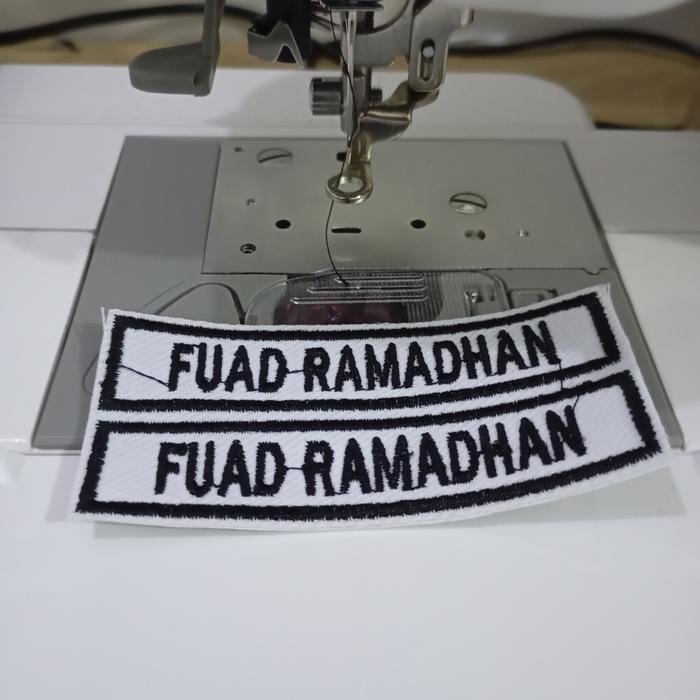 Gambar Papan Nama Bordir Express 1 Hari - Putih dari Inayah Utama undefined 5 Tokopedia