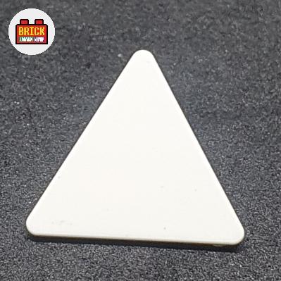 Gambar Lego Aksesoris Road Sign 2x2 Triangle with Clip Original - White dari Brick Jaman Now Shop undefined Tokopedia