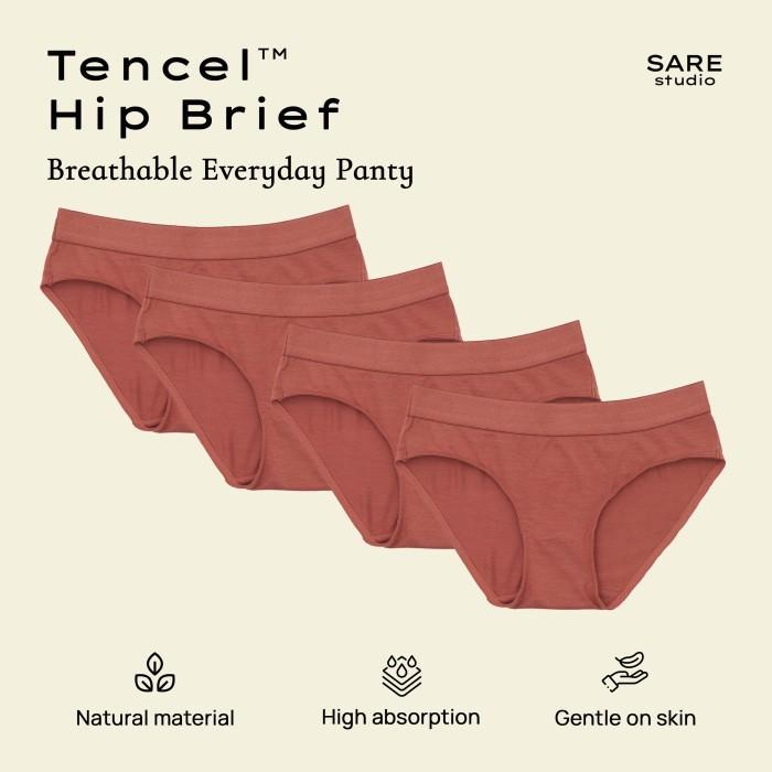 Gambar Sare Studio Lobi Tencel Panty 4 Packs In Rosewood Terlaris 100 % Original - S dari Razka Rezeki undefined Tokopedia