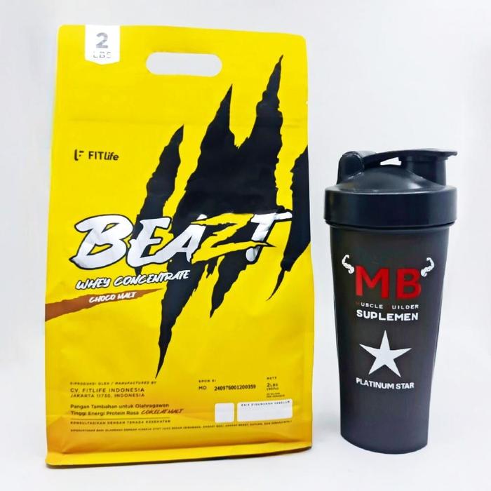 Gambar READY STOCK Beazt Fitlife 2 lbs Whey Protein Concentrate DPro WPro D W Pro Isolate Fit Life 2lbs 2 5 lb Beast Massiv Evolene EvoWhey Evo LMen L-Men Provus Pro Muscle First MuscleFirst M1 Rimba Master Vectorlabs BSN Syntha Whey Gold Standard ON Optimum dari julianredtyu undefined Tokopedia