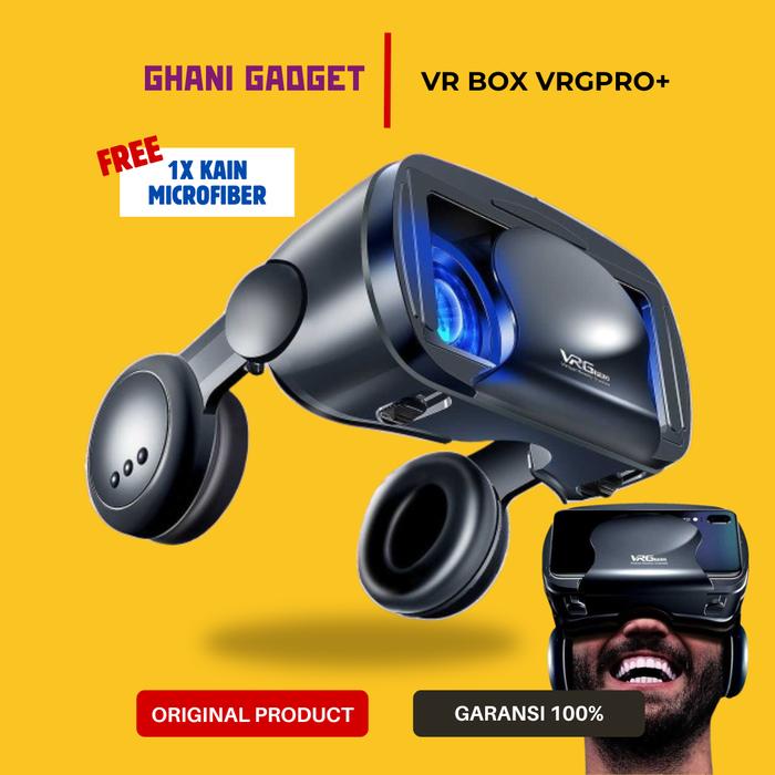 Vr Box Controller Ios Promo VR Box 3D Virtual Reality Glasses dengan Headphone Hi-Fi Aux 3 ...