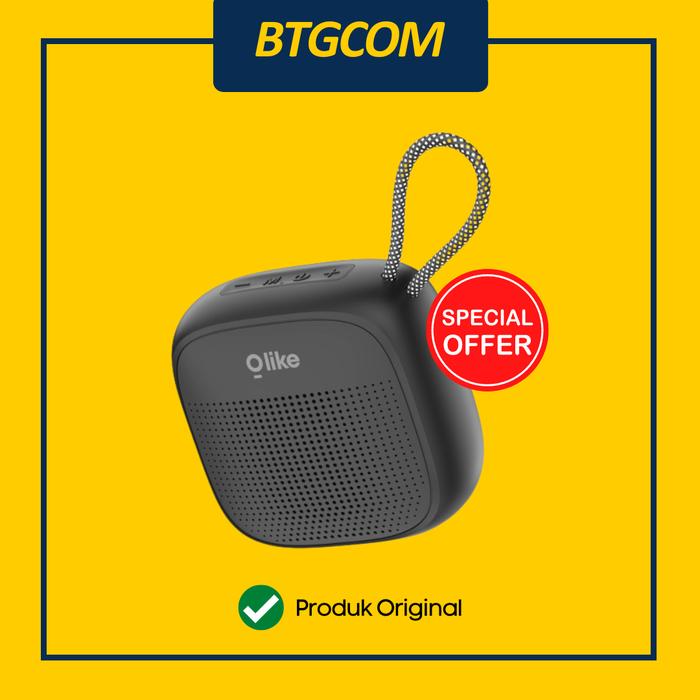 Gambar SPEAKER PORTABLE OLIKE SF7 HIFI SOUND MAX BASS 8 JAM KETAHANAN WIRELESS BLUETOOTH V5.3 - BLACK dari btgcom undefined Tokopedia