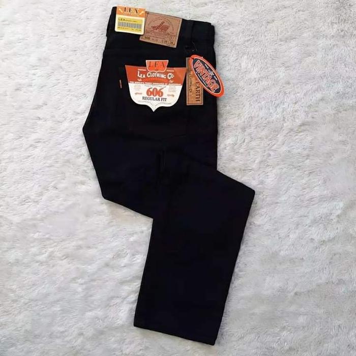 Gambar Celana LEA 606 Pria Panjang/Celana Panjang Pria/Celana Lea - Hitam, 32 dari BB Fashion. undefined Tokopedia