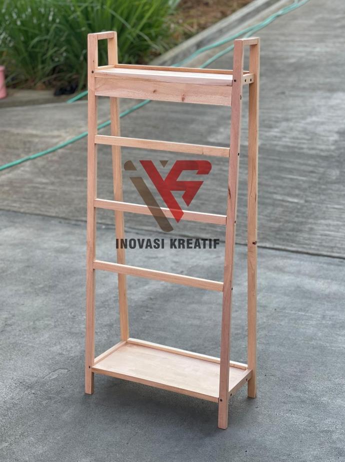 Gambar Rak Mukena Minimalis Tempat Mukena dan Sajadah Rak Peralatan Shalat - natural dari Sasimyyy undefined Tokopedia