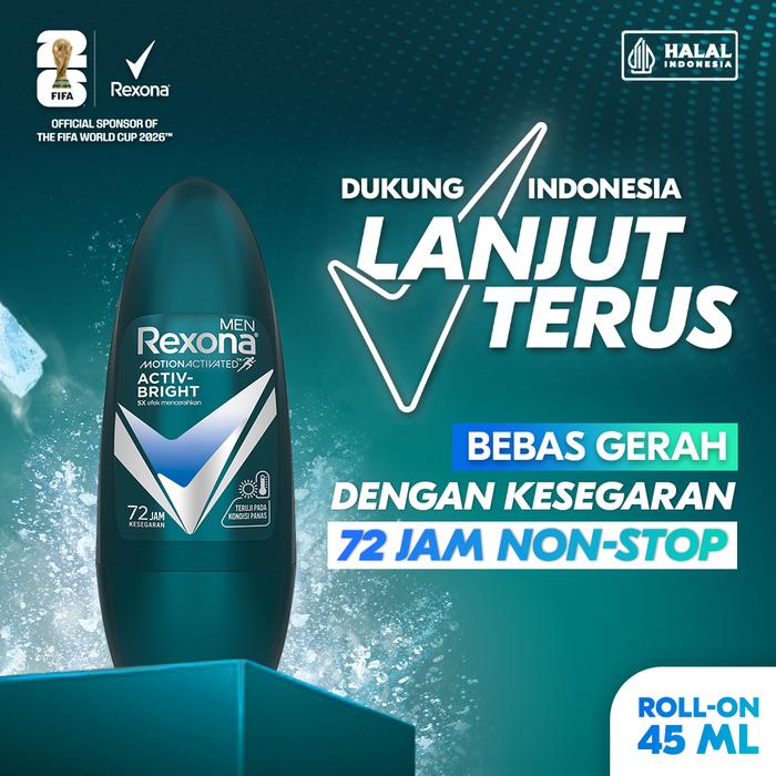 Gambar Rexona Men Roll On Active Bright - 45Ml dari Unilever Mall Official undefined Tokopedia