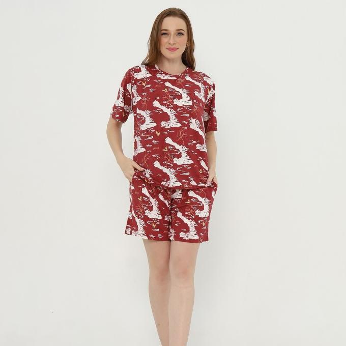 Gambar GREET NIGHT WEAR - PIYAMA TENCEL TM COUPLE SET MODEL : TC-098 / H - Wanita dari RAJA*LANGIT undefined Tokopedia