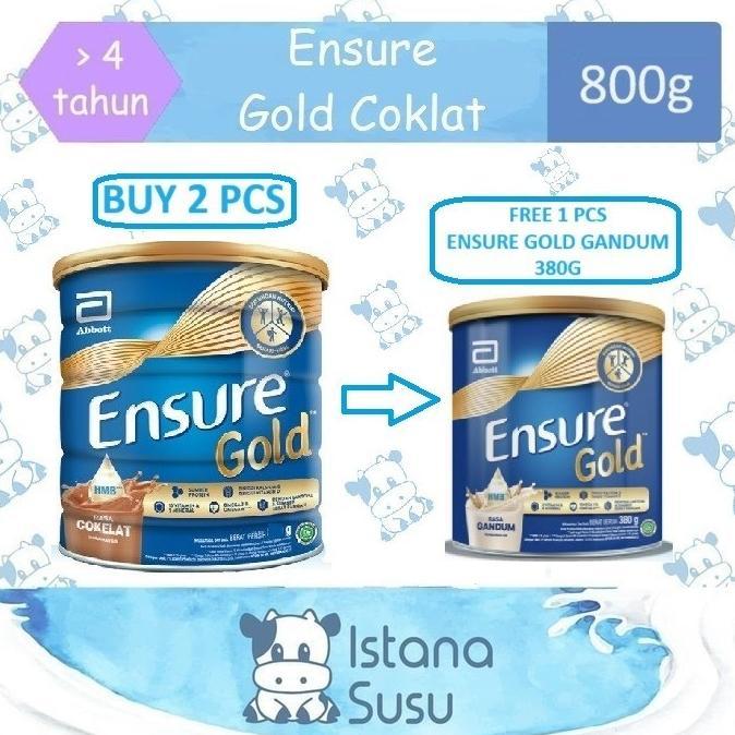 Gambar READY STOCK Ensure Gold Vanila Cokelat 400g / 800g dari hokyredes undefined Tokopedia