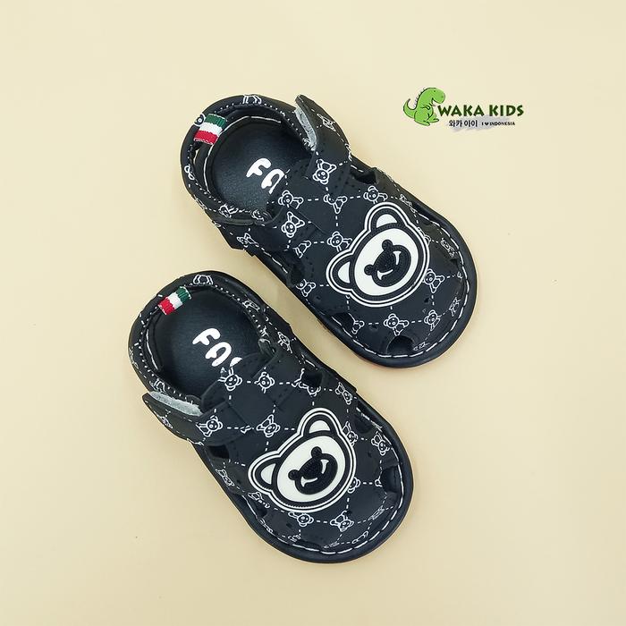 Gambar Wakakids Sepatu Sandal Bayi Prewalker Anak Laki Laki dan Perempuan Bunyi Cit Cit Full Bear Import Venrz - Hitam, 18 dari Wakakids undefined Tokopedia
